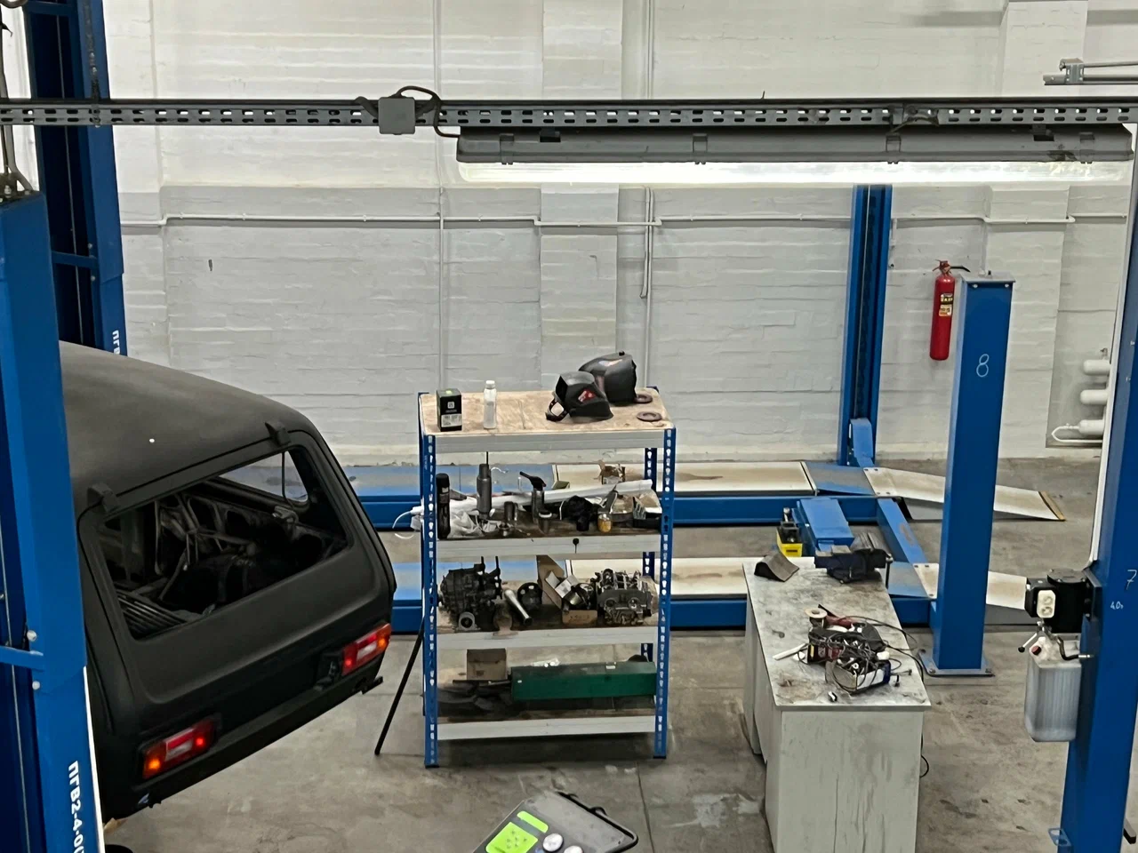 Фото ремонтной зоны